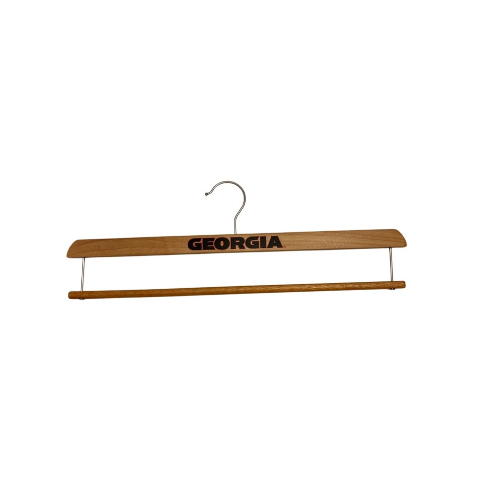 Georgia UGA Wooden Cedar Trouser Hanger